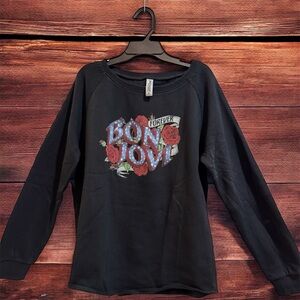 Bon Jovi Black Crew Neck Sweater